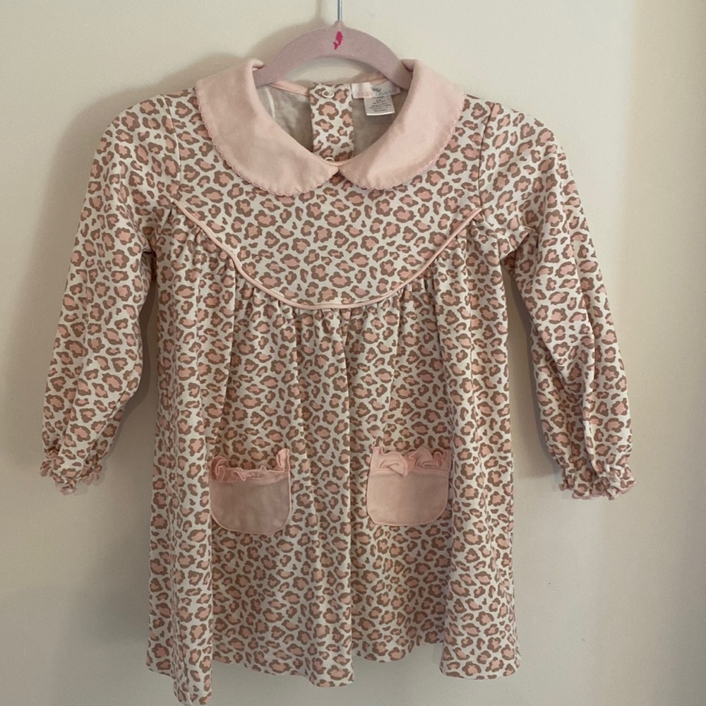 Baby Loren Pink Animal Print Dress. 2T. Brand new w/o tags.